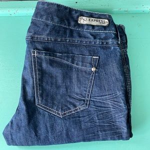 EXPRESS JEANS USED BARELY WORN S 81